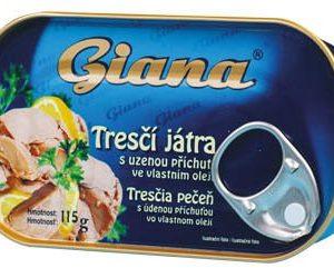 Giana Tresčí játra s uzenou příchutí - geräucherte Dorschleber